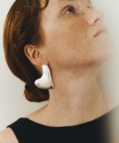 Heart Plate ピアスLAPUIS