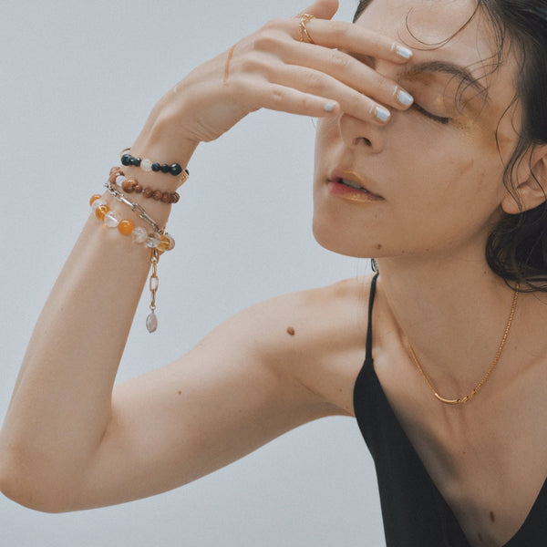 Power stone bracelet BROWN