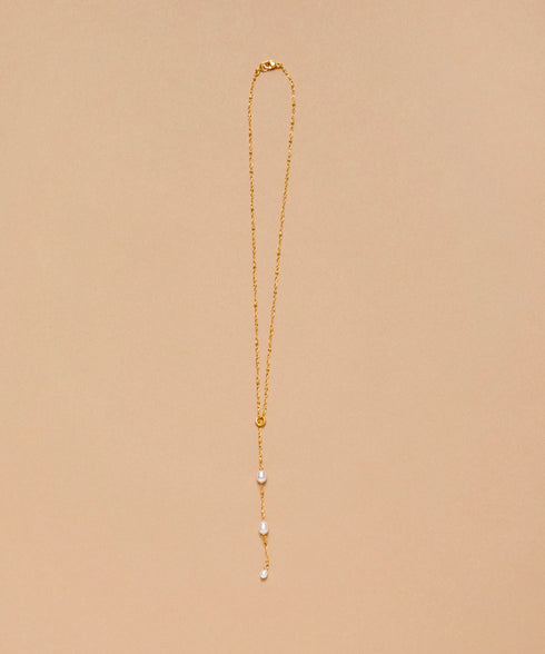 SV925 Drop Pearlネックレス LAPUIS