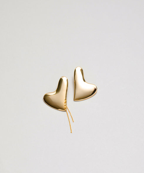 Heart Plate イヤリングLAPUIS