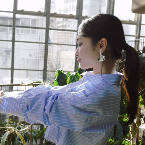 Heart Plate イヤリングLAPUIS