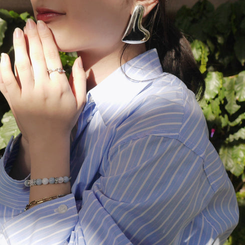 Heart Plate イヤリングLAPUIS