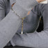 Natural stone chain bracelet