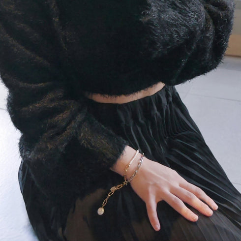 Natural stone chain MIX bracelet