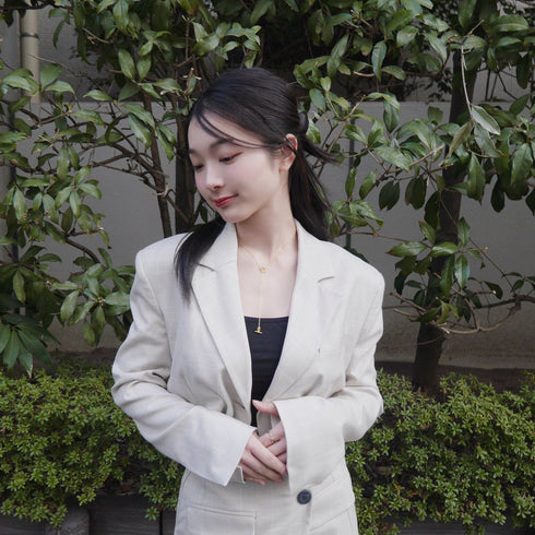 Line Coil Heartネックレス LAPUIS