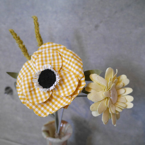 LOVECO bouquet yellow check