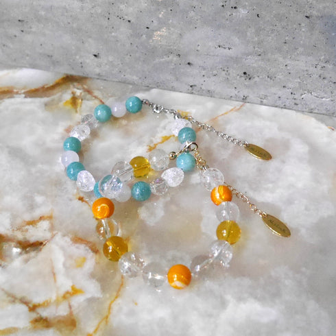 Power stone bracelet ORANGE