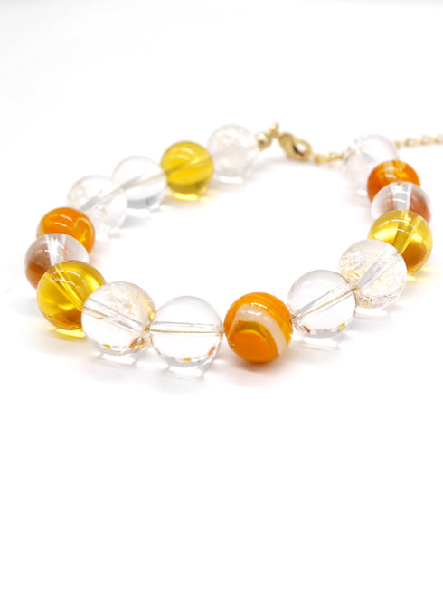 Power stone bracelet ORANGE