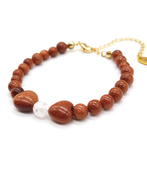 Power stone bracelet BROWN