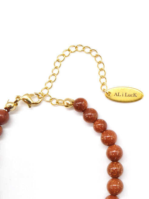 Power stone bracelet BROWN