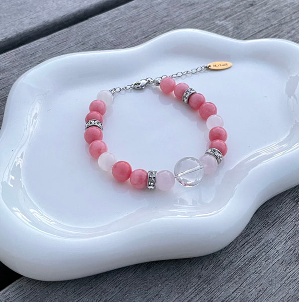 Power stone bracelet PINK
