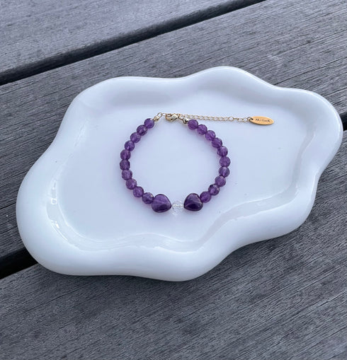 Power stone bracelet PUPLE