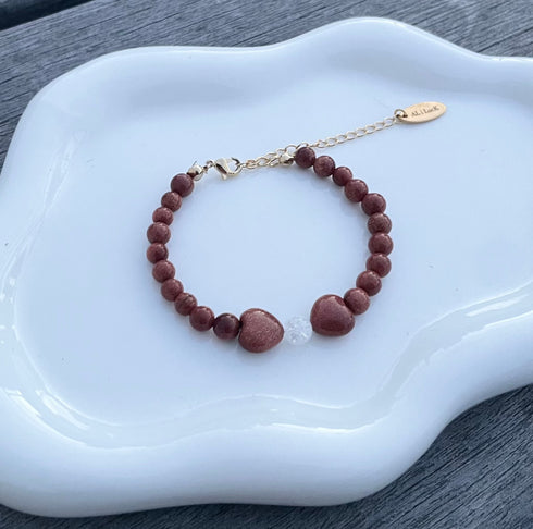 Power stone bracelet BROWN