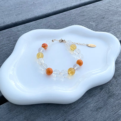 Power stone bracelet ORANGE