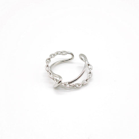 Double chain ring