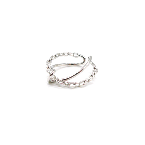 Double chain ring