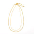 Double chain necklace