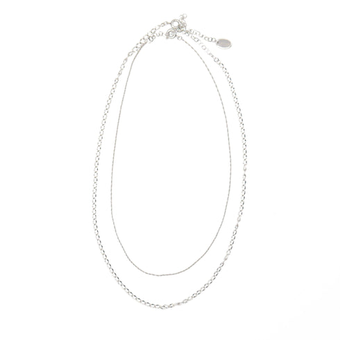 Double chain necklace