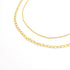 Double chain necklace