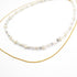 Natural stone Double necklace