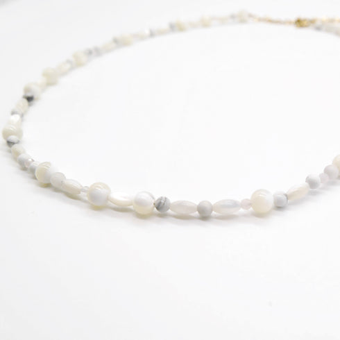 Natural stone Double necklace