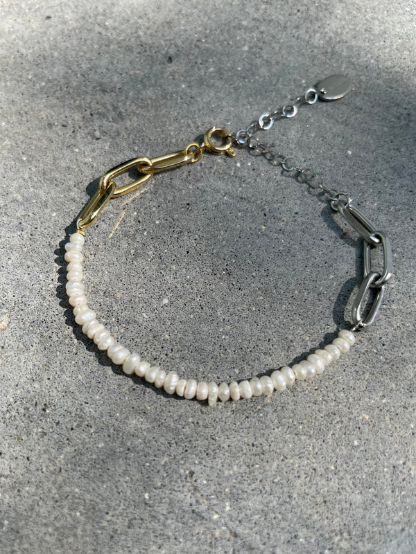 Natural stone chain MIX bracelet