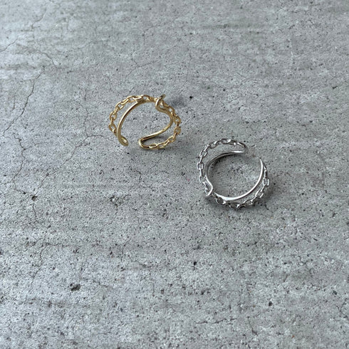 Double chain ring